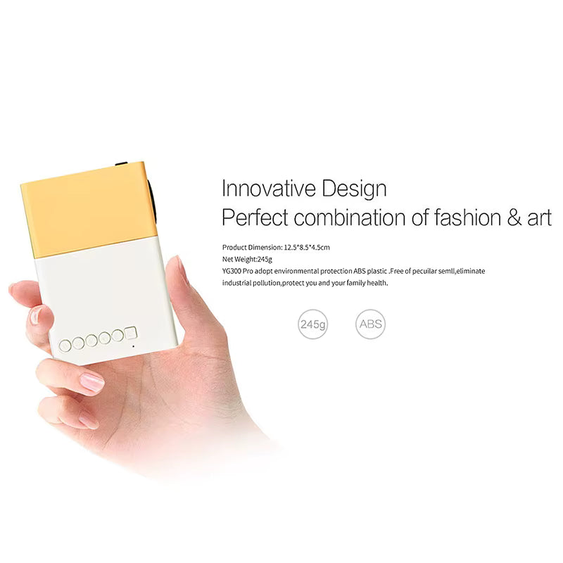 Angelinio Portable Mini Movie Projector 4K