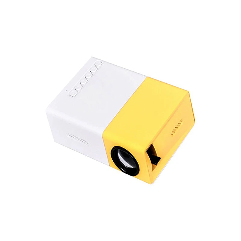 YG300 Portable Mini Movie Projector Suitable for Outdoor Camping/ Drive-In/ Home Theater Projectors with 30000 Hours Long Life