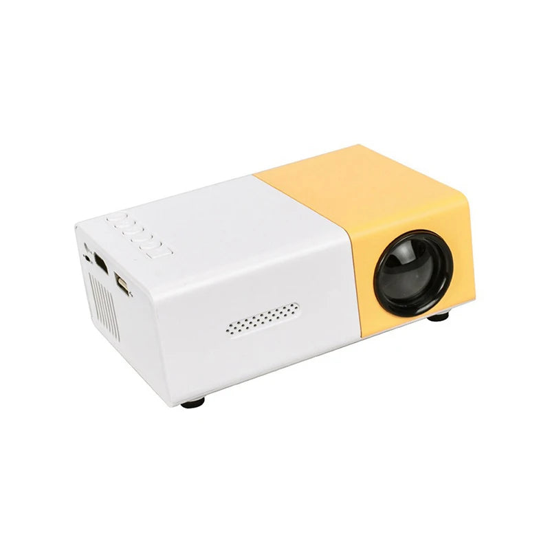 YG300 Portable Mini Movie Projector Suitable for Outdoor Camping/ Drive-In/ Home Theater Projectors with 30000 Hours Long Life
