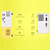 Angelinio Portable Mini Movie Projector 4K